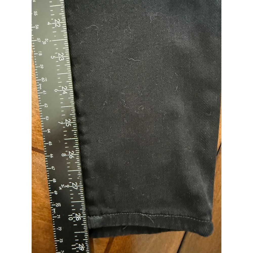 Hudson Skinny Jeans Women 27 Black Cotton Lyocell Stretch Made in USA Casual - Picture 8 of 10